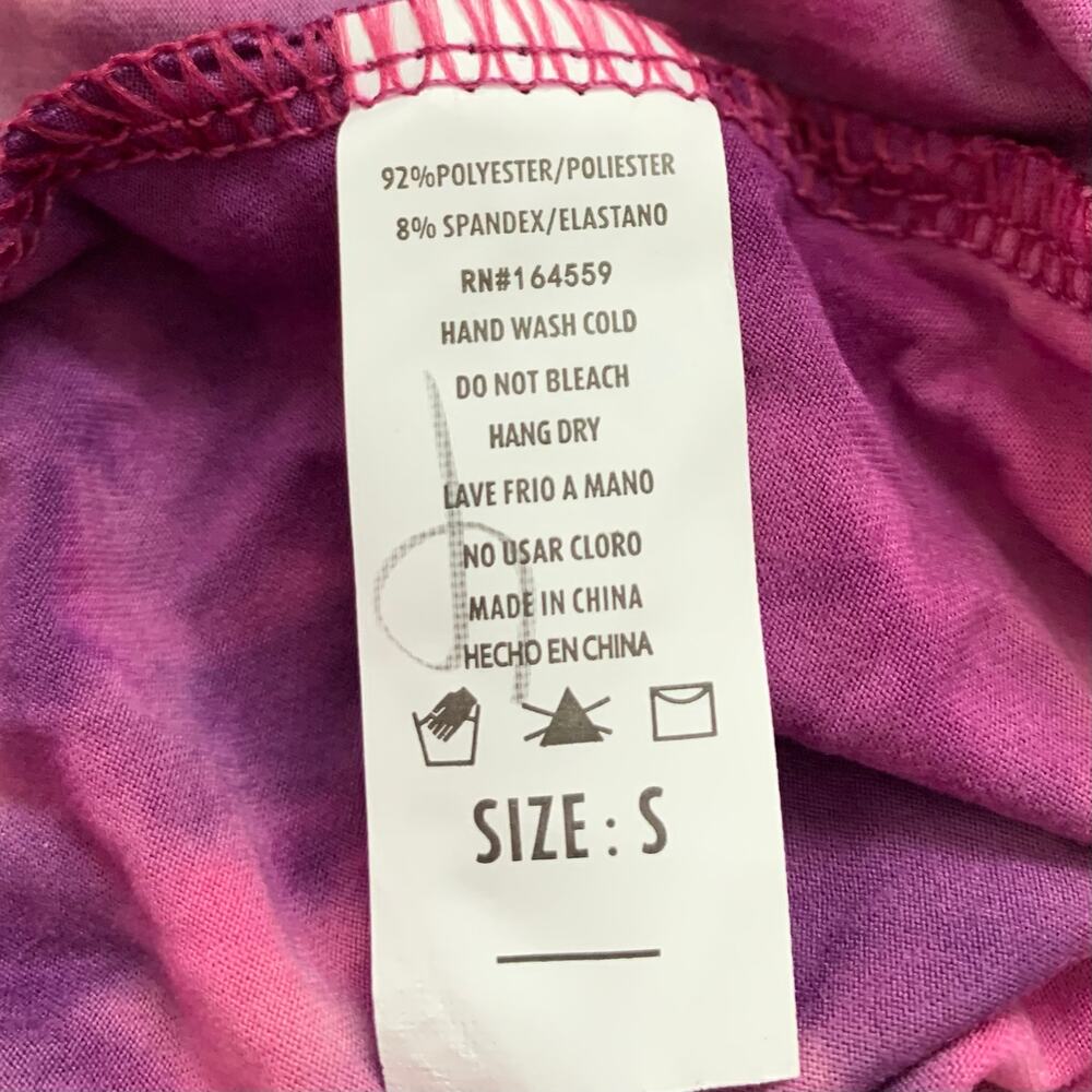 NWT Leggings Depot Tie Dye Print Maternity Leggings w/ Elastic Waist - Picture 7 of 7